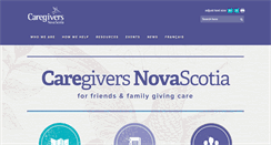 Desktop Screenshot of caregiversns.org