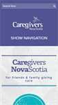Mobile Screenshot of caregiversns.org